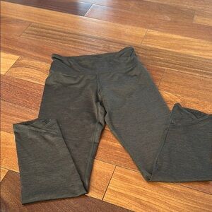 Old Navy Green Leggings with Soft Stretchy Material and Wide Elastic Waistband